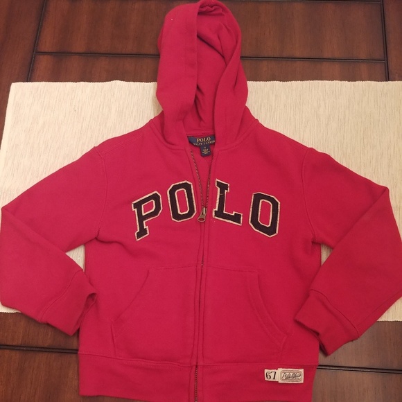 Boys Polo zip up Hoodie. Sz. 5 - Picture 1 of 6